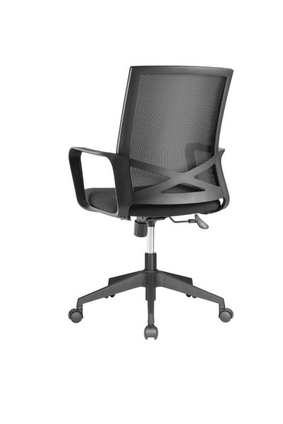 BRATECK Office Chair. Ergonomic with Breathable Mesh Back. Pneumatic Seat-Height Carousel 2