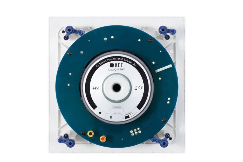 KEF Ultra Thin Bezel 8'' Square In-Wall Subwoofer. THX ULTRA2 , and THX SELECT2 Carousel 2