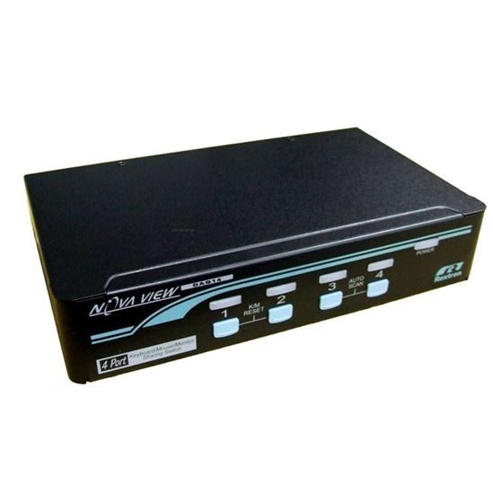 REXTRON 1-4 Automatic DVI USB KVM Switch. Share 1x USB Keyboard, Mouse & DVI-D V Carousel 1