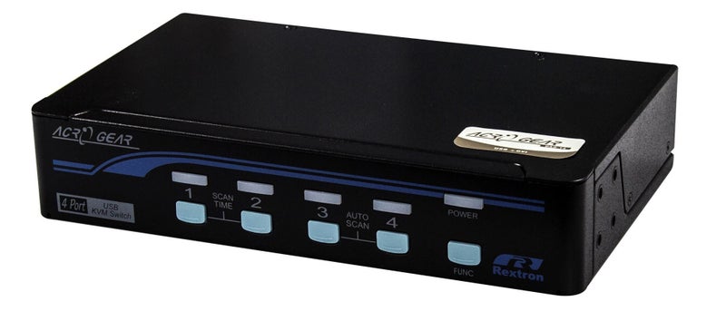 REXTRON 1-4 Automatic DVI USB KVM Switch. Share 1x USB Keyboard, Mouse & DVI-D V Carousel 2