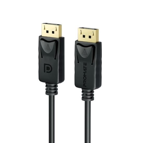 PROMATE 2m 1.4 DisplayPort Cable. Supports HD up to 8K@60Hz. Supports 32.4Gbps D Carousel 1