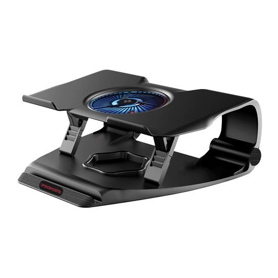 PROMATE Adjustable Laptop Stand for up to 17" Notebooks with Built-in Powerful C Carousel 1