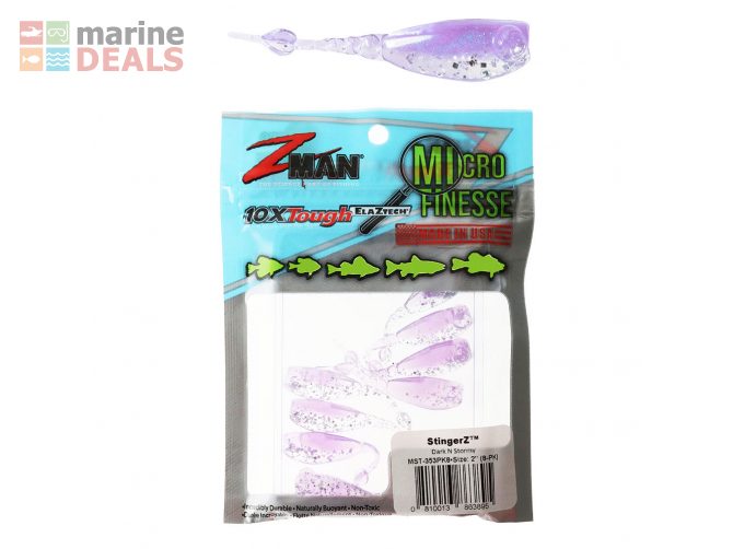 Z-Man Micro Finesse StingerZ Soft Bait 5cm Qty 8 … Carousel 1