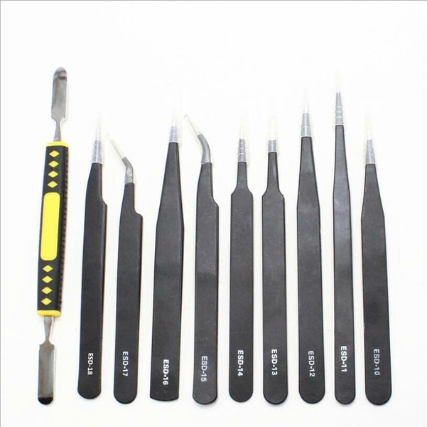 10 Holes Tool Pouch Bag Tweezers Tool Bag Repair Tool Bag Tweezers Carousel 2