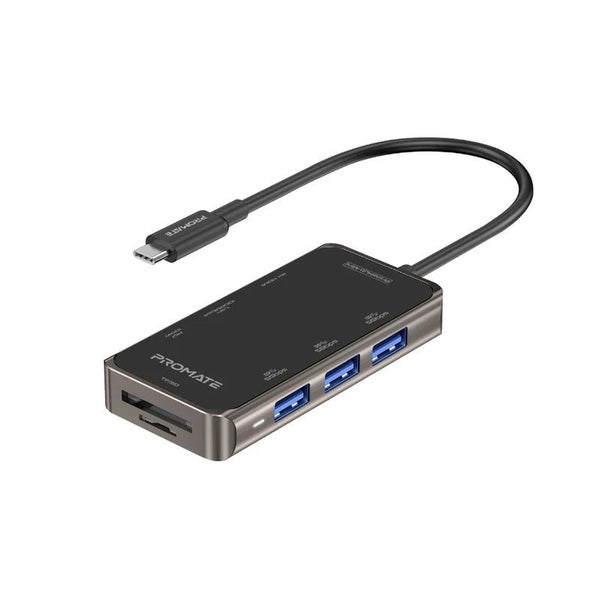 PROMATE 8-in-1 USB Multi-Port Hub with USB-C Connector Carousel 1
