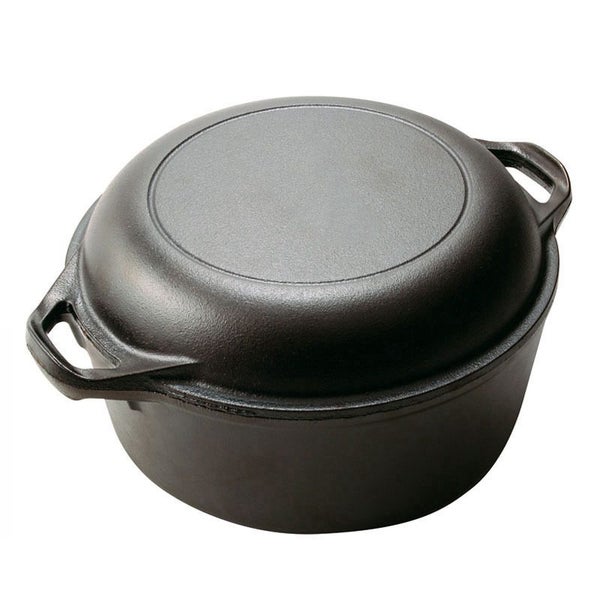 2 in 1 Cast Iron Dutch Oven Sauce Pan Skillet Set 2028807 Carousel 2