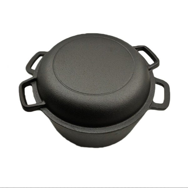 2 In 1 Cast Iron Dutch Oven Set With Lid 2028807 Carousel 1