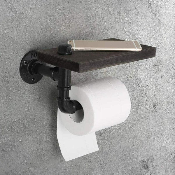 Wooden Phone Shelf Toilet Paper Roll Holder 3658201 Carousel 5