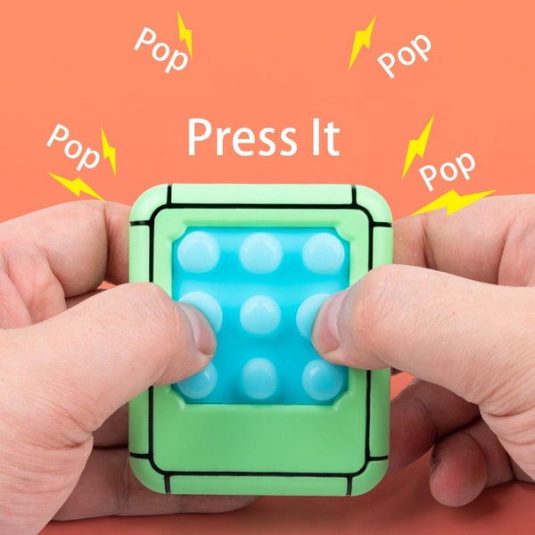 Push Pop Fidget Pads Push Bubble Poppers Toys Adults Antistress Carousel 2