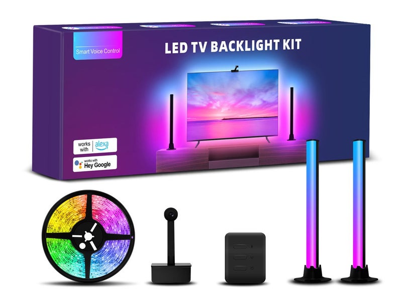 TV Sync LED Lights RGBIC Immersion Kit with Camera Carousel 14