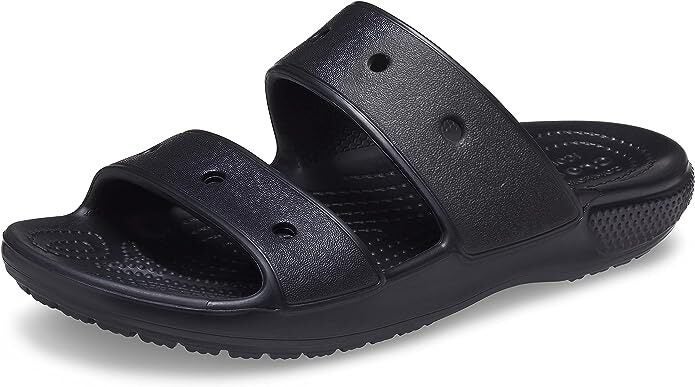 Crocs Classic Sandal Unisex Flip Flops Slippers Sandals - Black Carousel 1