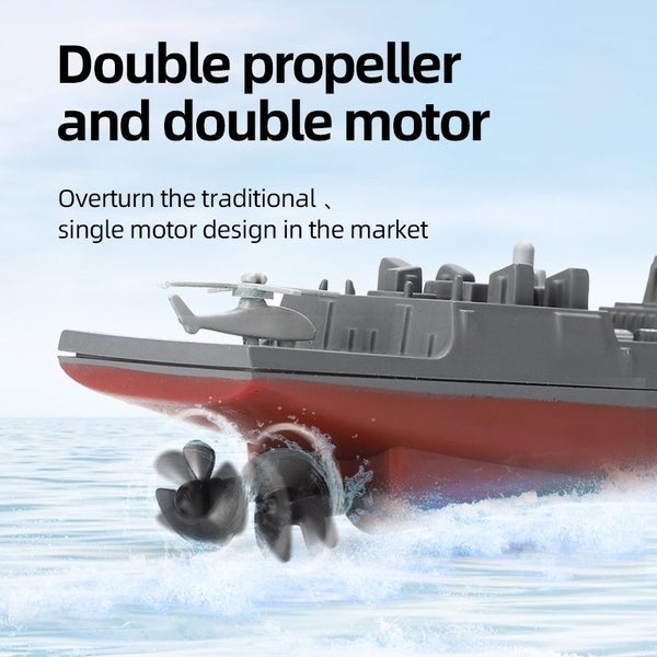 2.4G RC Warship Simulator Carousel 6