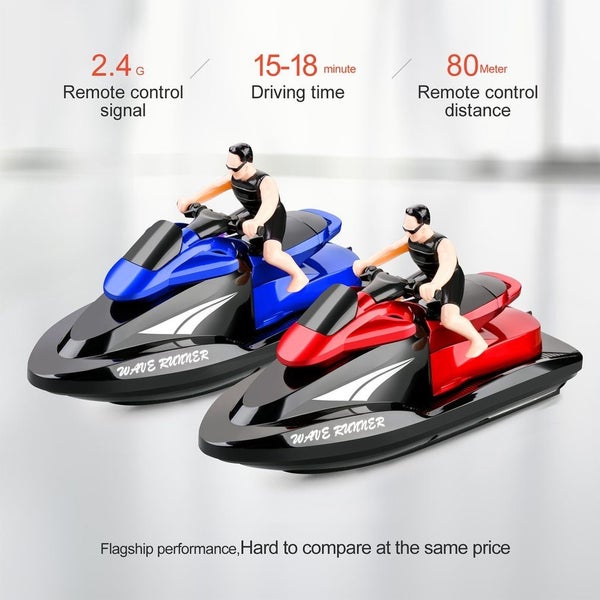Premium RC Boat - Sealed Waterproof, Dual Motor Carousel 2