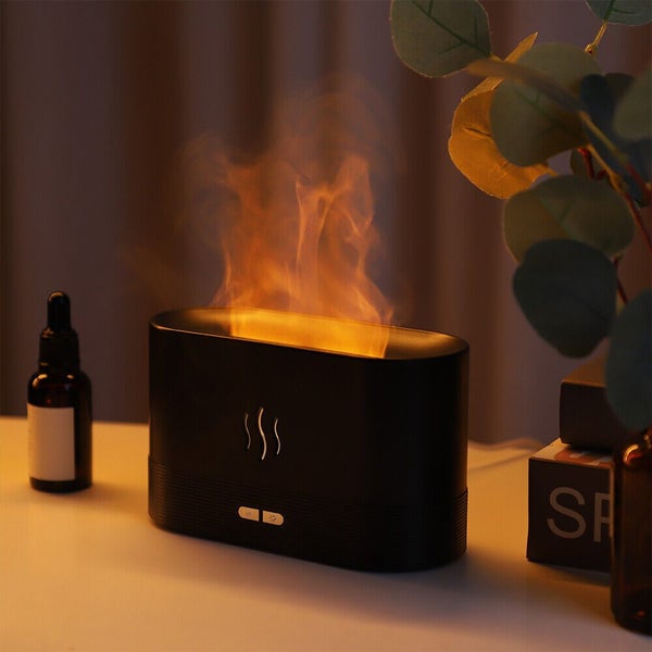 Flame Fragrance Diffuser Portable Flame Air Humidifier for Home Office Yoga Carousel 2