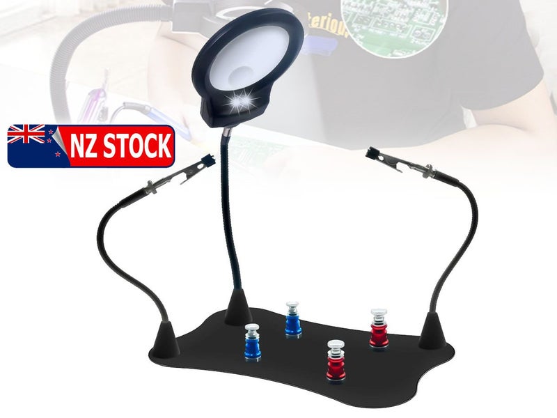 Multifunctional Welding LED Magnifier Carousel 1
