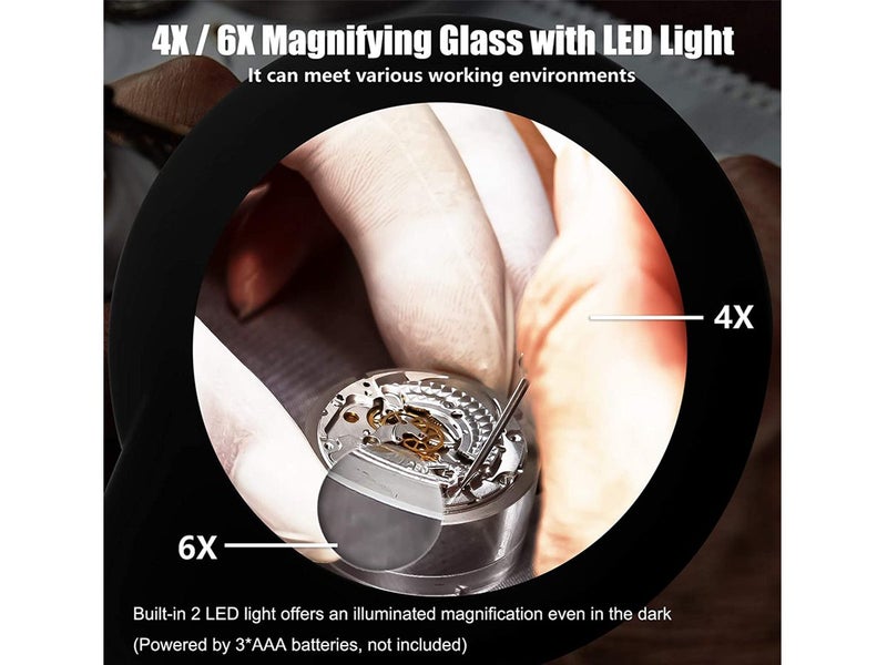 Multifunctional Welding LED Magnifier Carousel 10