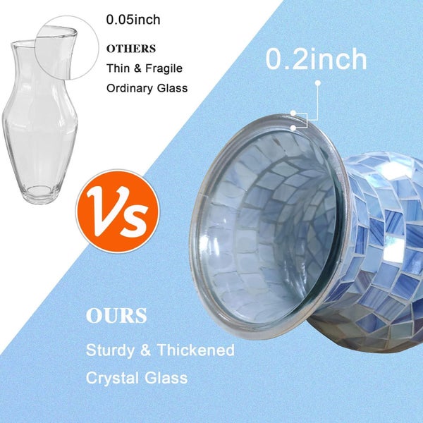 Mosaic Flower Vase Home Decor63617764338690114
