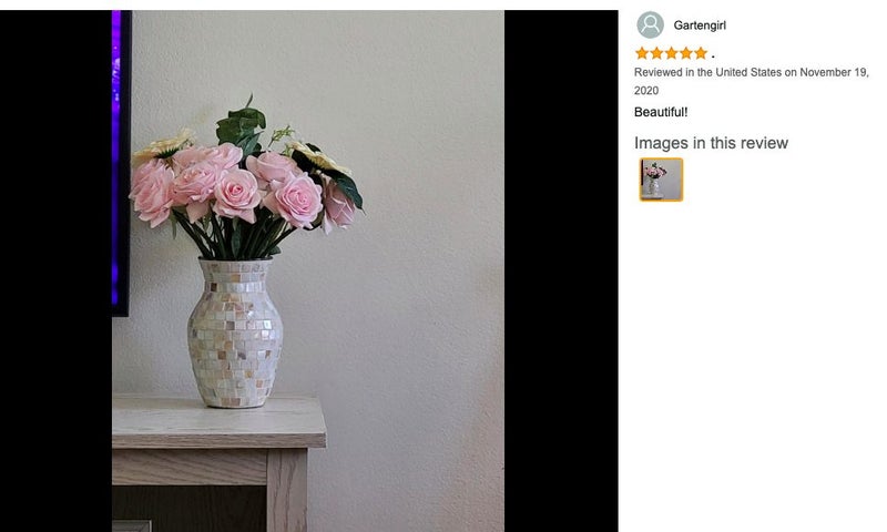 Mosaic Flower Vase Home Decor62978588518274113