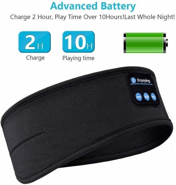 Sports Headband Bluetooth Sleep Headphones Headset I1760BK0 Carousel 2