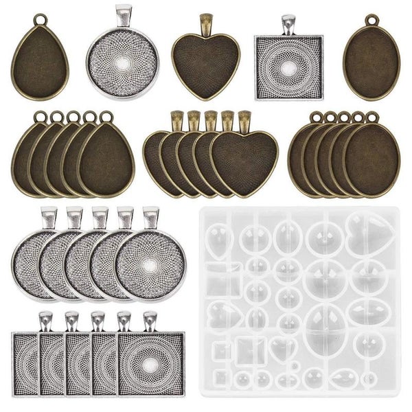 Resin Moulds Silicone Jewellery Pendant Molds I0835WT0 Carousel 20
