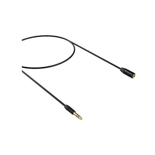Verbatim Aux Audio Extension Cable 3M Black Carousel 4