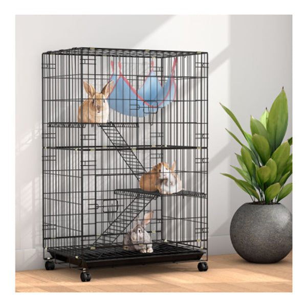 Cage Indoor Hutch Pet Outdoor Carousel 4