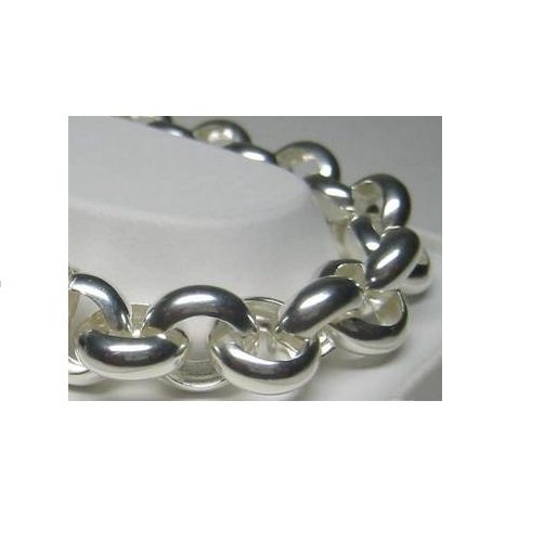 GORGEOUS 18KGP CURB BRACELET -BOLT RING Carousel 1