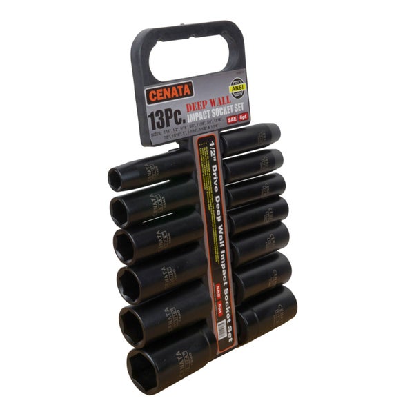 Impact Deep Socket Set 1/2in Carousel 1