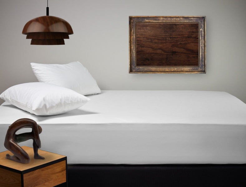 Moonshadow Nature's Sleep Cosmetic TENCEL Fitted Sheet Set White Carousel 1