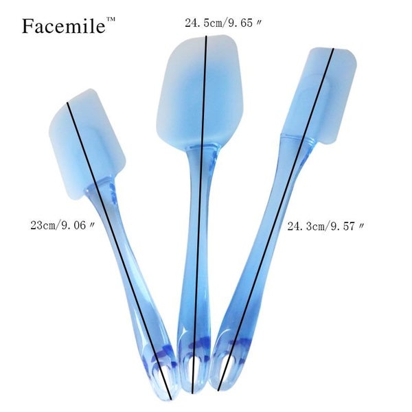 3pcs/set Baking Pastry Spatulas Set Kitchen Heat-resistant Silicone Spatulas Carousel 2