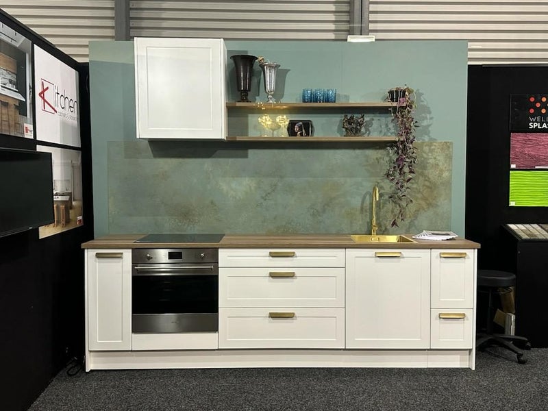 2700mm Kitchenette Italian made with Blum Soft Close hinges and DTC Runners Carousel 1