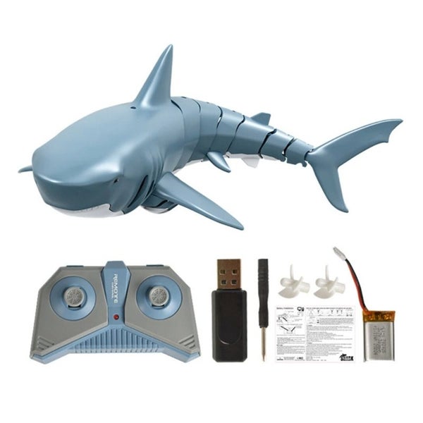 2.4G 4-channel Remote Control Waterproof Simulation Shark Carousel 2