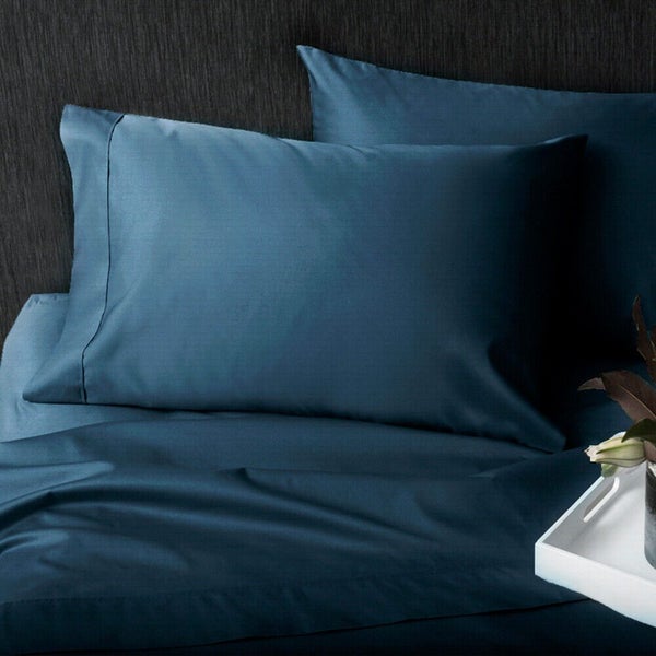 Sheraton Luxury 1000TC 100% Cotton Sheet Set-Storm Blue Carousel 1