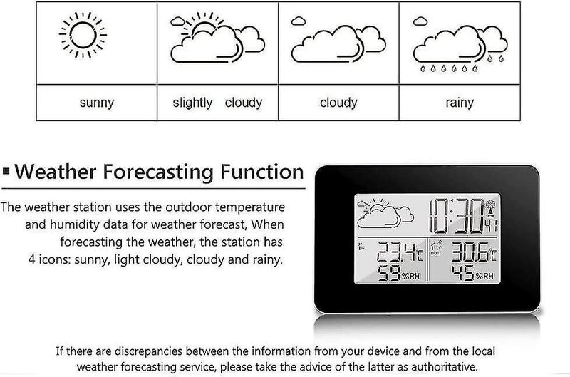 Wireless Weather Station Digital Weather Station Indoor And Outdoor Carousel 2