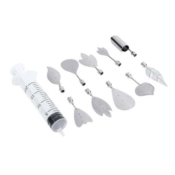 10pcs/set 3D Jelly Flower Art Tools Jelly Cake Gelatin Pudding Nozzle Set Carousel 2