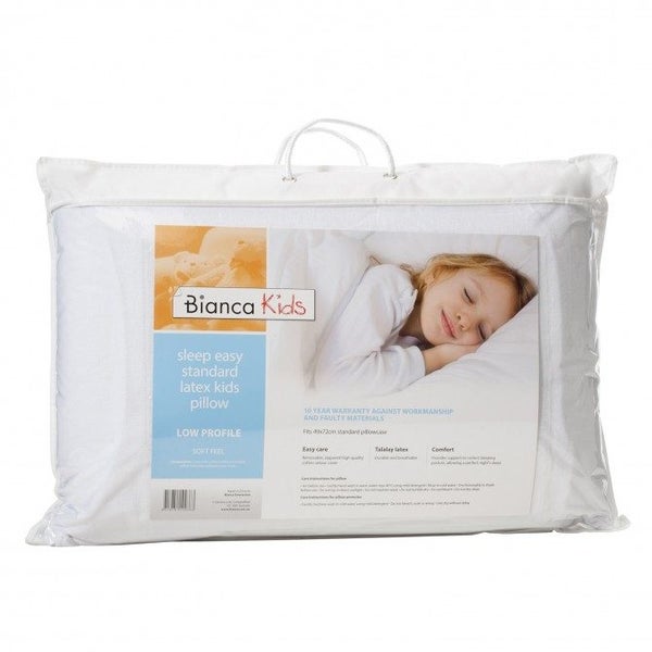 Bianca Sleep Easy Talalay Latex Kids Pillow - Low/Soft Carousel 1