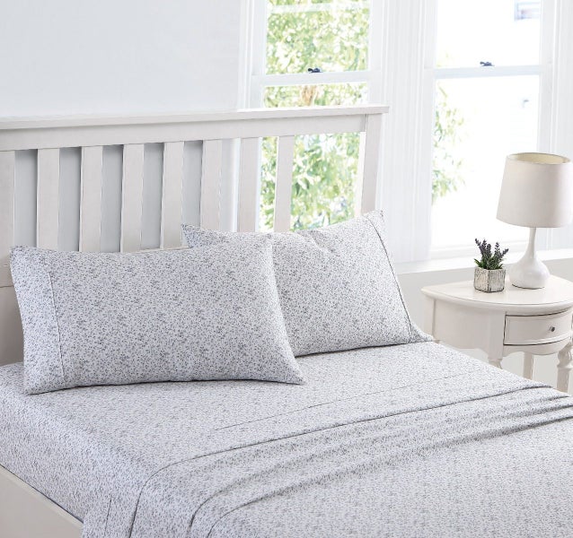 Laura Ashley Tierney Sheet Set Blue Pearl Carousel 1