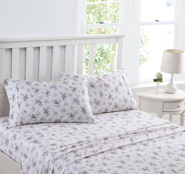 Laura Ashley Little Darling Sheet Set Heather Carousel 1