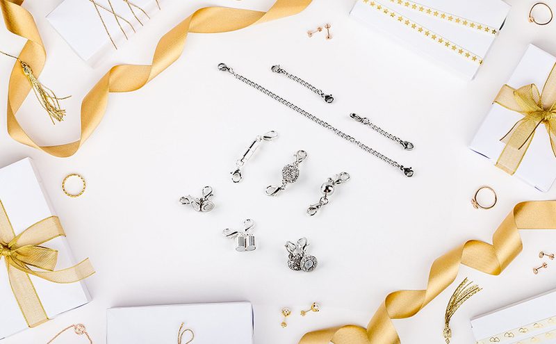 Magnetic Jewellery Necklace Chain Extension Clasps Hooks I1208SV0 Carousel 9