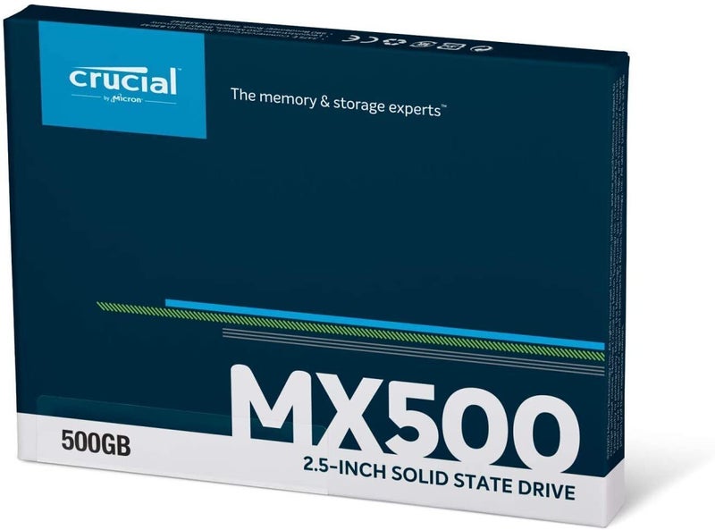 Crucial SSD 500GB MX500 Internal Solid State Drive Laptop 2.5" SATA III 560MB/s Carousel 1