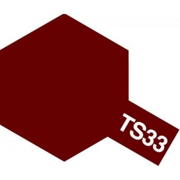 Tamiya 85033 TS-33 Dull Red Lacquer Spray 100ml Carousel 1