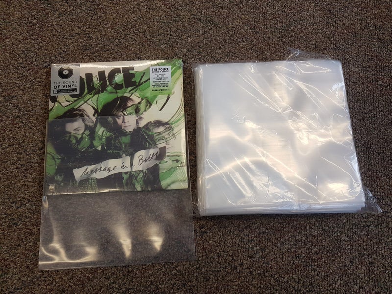 PLASTIC PROTECTIVE OUTER 7" VINYL SLEEVES Carousel 1