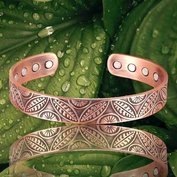 Copper band 100% solid Copper band 8 Magnets nz fern Carousel 1