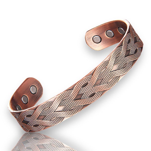 Copper band 100% solid Copper bracelet 8 Magnets Carousel 2
