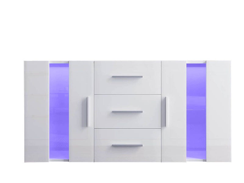 Side Cabinet with LED Light Carousel 2