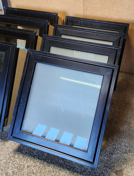 NEW Double Glazed Black / Ebony Frosted Window 600 H x 600 W #DG047 4 avail Carousel 1