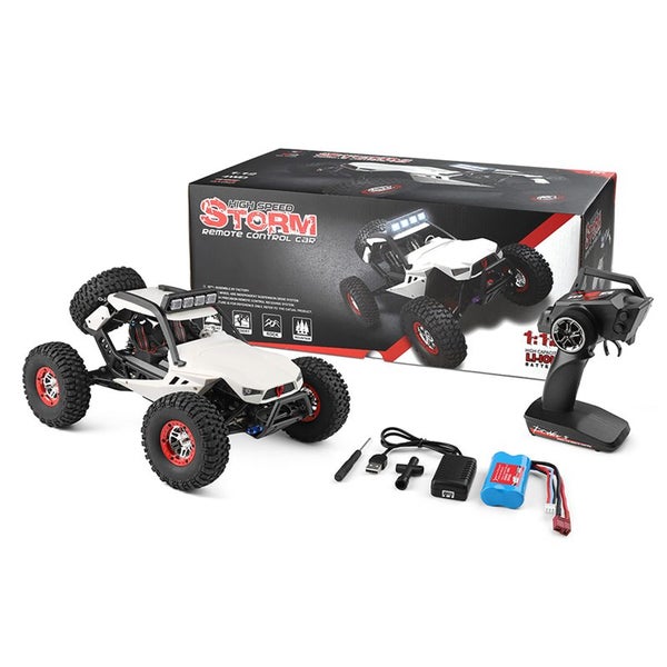 RC Car - White Dune Buggie - WLTOYS - 12429 - 1:12 2.4G 4WD 40Km/H Carousel 1