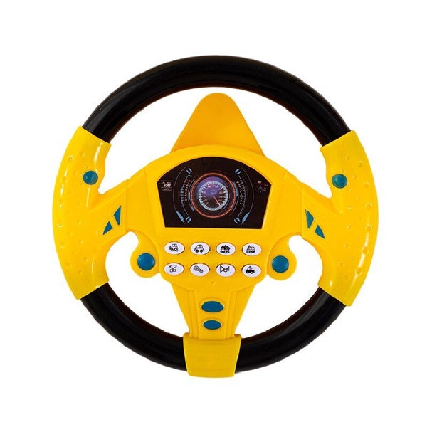 Children's Simulation Steering Wheel Pretend Toy Carousel 1