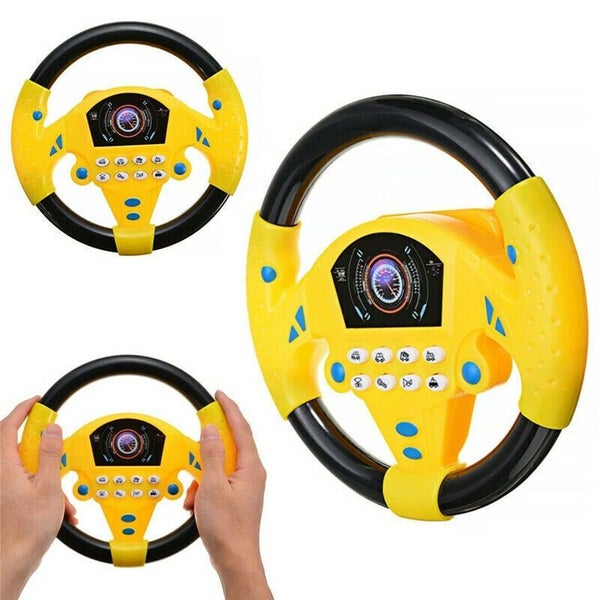 Children's Simulation Steering Wheel Pretend Toy Carousel 5