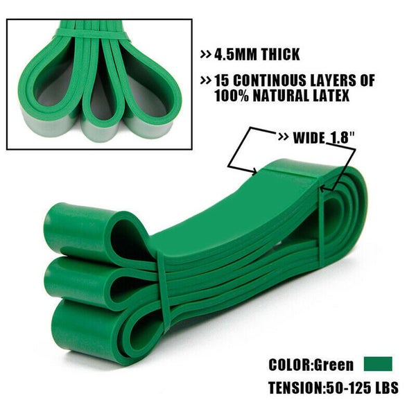 Green 125 pounds Resistance Bands 3633103 Carousel 1